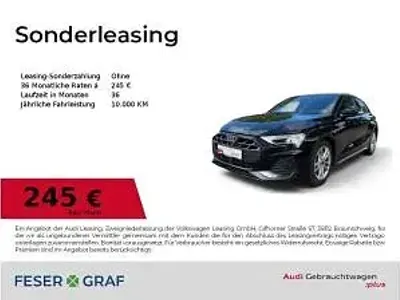 Gebraucht Audi A3 150 PS (110 kW) 2025 Schwarz (mythosschwarz metallic) Limousine
