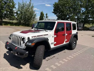 Gebraucht Jeep Wrangler Unlimited Rubicon 272 PS (200 kW) 2021 Weiß SUV