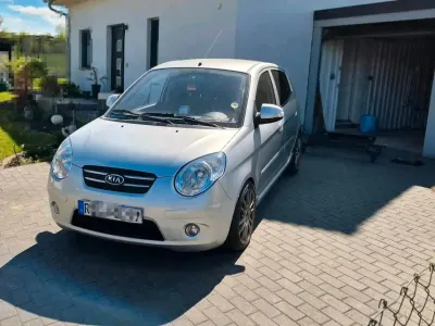 Gebraucht Kia Picanto 65 PS (47 kW) 2008 Silber Kleinwagen