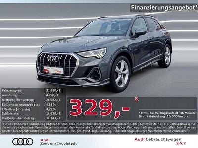 Grau Gebraucht 2021 Audi Q3 S-Line SUV | 31.980 € (Guter Preis)