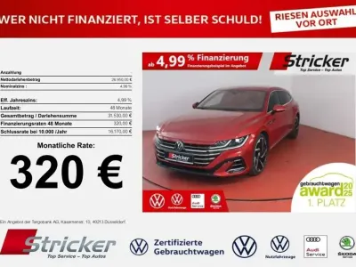 Gebraucht VW Arteon R-line 200 PS (147 kW) 2021 Kings red metallic Kombi