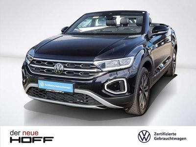 Gebraucht VW T-Roc Cabriolet Goal 116 PS (85 kW) 2025 Deep black perleffekt schwarz Cabrio
