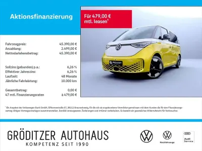 Gebraucht VW ID. Buzz Pro 150 kW (204 PS) 2023 Weiß/limonengelb Van / Kleinbus
