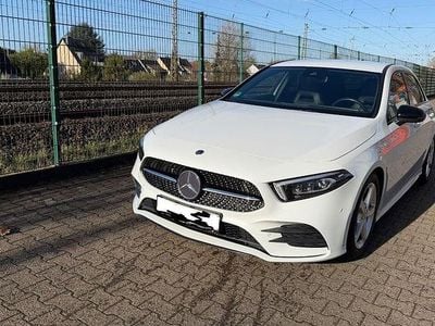 Gebraucht Mercedes A200 AMG line 163 PS (119 kW) 2018 Weiß Limousine