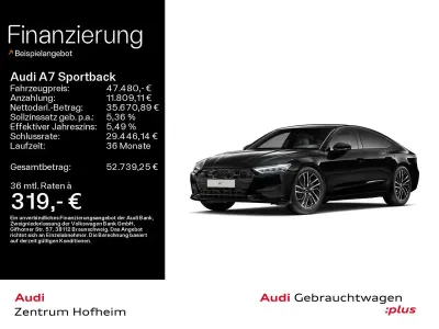 Gebraucht Audi A7 300 PS (220 kW) 2024 Brillantschwarz Limousine