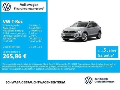 Gebraucht VW T-Roc Life 150 PS (110 kW) 2025 Pyritsilber metallic SUV