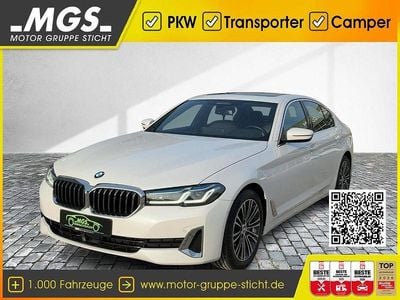 Weiß metallic Gebraucht 2021 BMW 530 Luxury Line Limousine | 31.490 € (Fairer Preis)