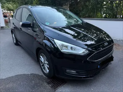 Gebraucht Ford C-MAX Titanium 125 PS (91 kW) 2018 Schwarz Van / Kleinbus