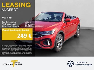 Second-hand VW T-Roc R-line 150 CP (110 kW) 2025 Roșu SUV