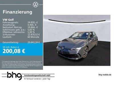 Gebraucht VW Golf VIII R-line 131 PS (96 kW) 2024 Grau Limousine