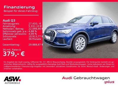 Navarrablau metallic Gebraucht 2022 Audi Q3 S-Line SUV | 27.430 € (Fairer Preis)