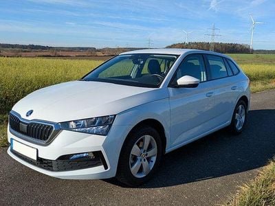 Gebraucht Skoda Scala Ambition 110 PS (80 kW) 2023 Weiß Kleinwagen