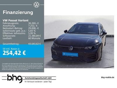 Usata VW Passat R-line 193 CV (141 kW) 2025 Nero Station wagon