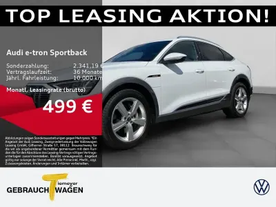 Gebraucht Audi e-tron Sportback S-Line 300 kW (408 PS) 2023 Weiß SUV