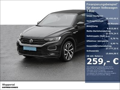 gebraucht VW T-Roc Cab. 1 5 TSI R-Line DSG LED NAVI KAMERA SHZ PDC LM