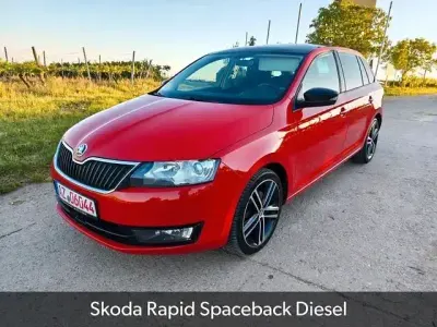Gebraucht Skoda Rapid Emotion Plus 116 PS (85 kW) 2015 Rot Kleinwagen