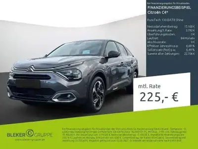 Używany Citroën C4 PureTech 131 KM (96 kW) 2023 Szary Sedan/Limuzyna