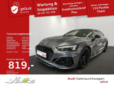 Gebraucht Audi RS5 Sportback Ambiente 450 PS (330 kW) 2020 Daytonagrau perleffekt Limousine