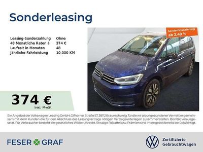 Atlantik blue metallic Gebraucht 2025 VW Touran Goal Van / Kleinbus | 35.402 € (Fairer Preis)