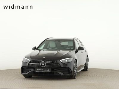 Gebraucht Mercedes C220 AMG 200 PS (147 kW) 2025 Metalliclack obsidianschwarz Kombi