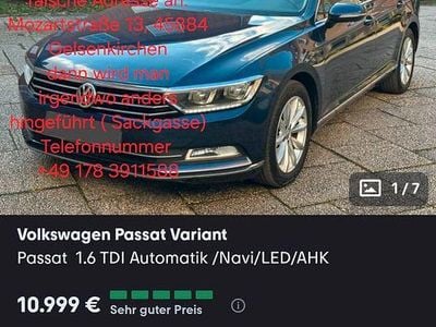 Gebraucht VW Passat Comfortline 120 PS (88 kW) 2015 Schwarz Kombi