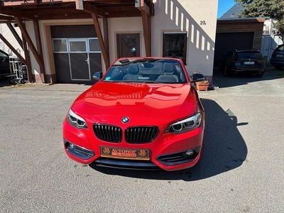 Gebraucht BMW 218 Sport Line 136 PS (100 kW) 2019 Rot Cabrio