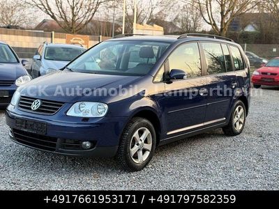 Gebraucht VW Touran 90 PS (66 kW) 2005 Blau Van / Kleinbus