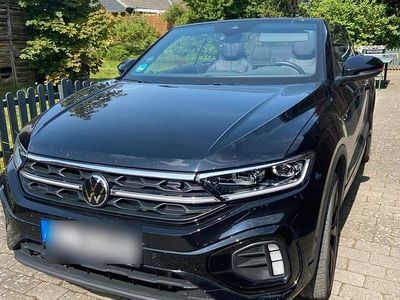 Gebraucht VW T-Roc Cabriolet R-line 150 PS (110 kW) 2023 Schwarz Cabrio