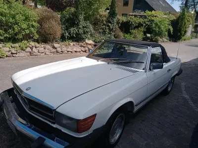 Gebraucht Mercedes SL450 1979 Weiß Cabrio