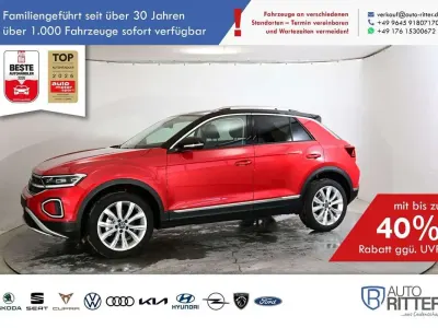 Nowe VW T-Roc Cabriolet Style 150 KM (110 kW) 2026 Czerwony SUV