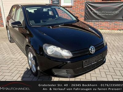 Gebraucht VW Golf VI Trendline 86 PS (63 kW) 2011 Schwarz Kleinwagen