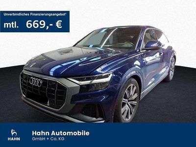 Gebraucht Audi Q8 S-Line 381 PS (280 kW) 2023 Navarrablau metallic SUV