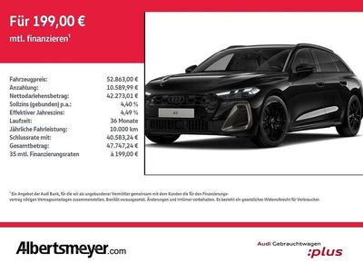 Schwarz Gebraucht 2025 Audi A5 Ambiente Kombi | 52.863 € (Guter Preis)