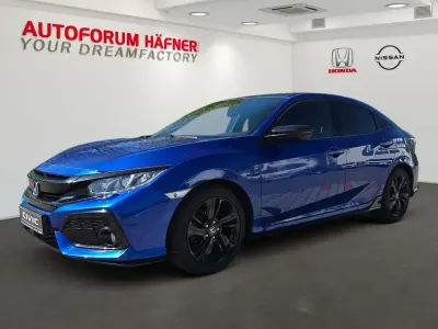 Brugt Honda Civic Dynamic 126 HK (92 kW) 2019 Blå Sedan