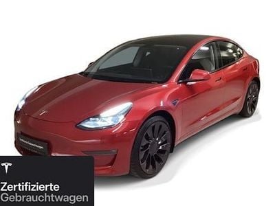 Gebraucht Tesla Model 3 Performance 377 kW (513 PS) 2021 Rot Limousine
