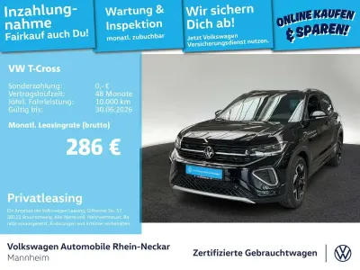 Brugt VW T-Cross R-line 116 HK (85 kW) 2025 Sort SUV