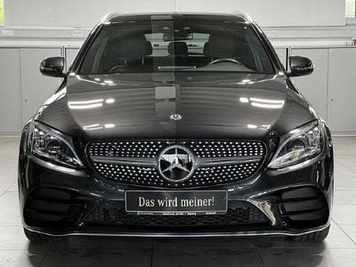 Usata Mercedes C220 AMG line 194 CV (142 kW) 2021 Grigio Berlina