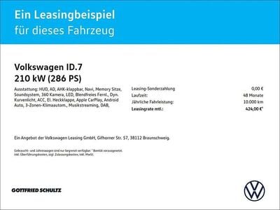 Gebraucht VW ID.7 Pro 210 kW (286 PS) 2025 Blau Limousine