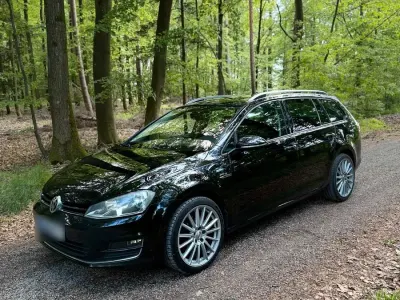 Brugt VW Golf VII LOUNGE 110 HK (80 kW) 2015 Sort Stationcar