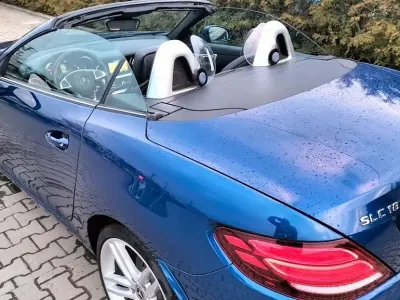 Używany Mercedes SLC180 156 KM (114 kW) 2016 Niebieski Kabriolet