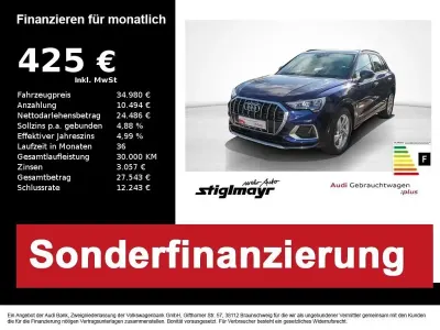 Brugt Audi Q3 Advanced Plus 150 HK (110 kW) 2025 Blå SUV
