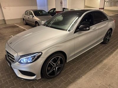 Iridiumsilber Gebraucht 2018 Mercedes C200 AMG line Limousine | 22.190 € (Etwas zu teuer)