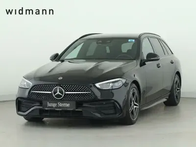 Gebraucht Mercedes C220 AMG 200 PS (147 kW) 2022 Metalliclack obsidianschwarz Kombi