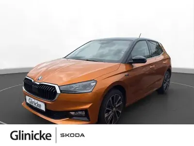 Gebraucht Skoda Fabia First Edition 110 PS (80 kW) 2021 Phoenixorange premium metallic blackmagic perleffekt Kleinwagen