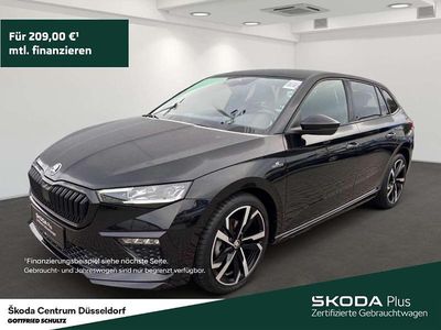 Gebraucht Skoda Scala Monte Carlo 150 PS (110 kW) 2024 Schwarz Kleinwagen