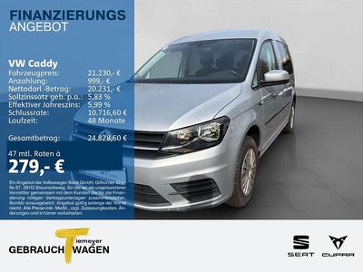 Gebraucht VW Caddy Trendline 102 PS (75 kW) 2020 Silber Van / Kleinbus