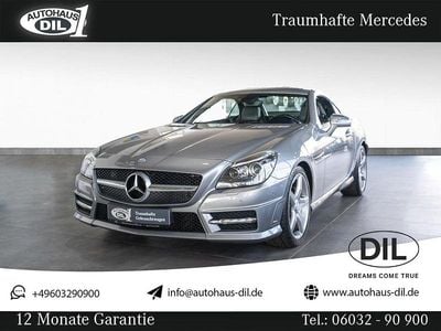 Gebraucht Mercedes SLK250 AMG line 204 PS (150 kW) 2012 Palladiumsilber Cabrio