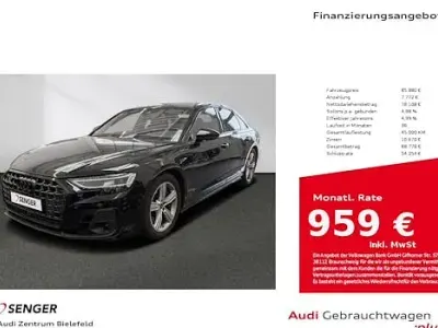 Brugt Audi S8 Ambiente 571 HK (419 kW) 2024 Sort Sedan