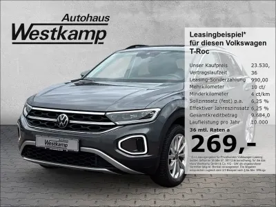 Gebraucht VW T-Roc Style 150 PS (110 kW) 2022 Grau SUV