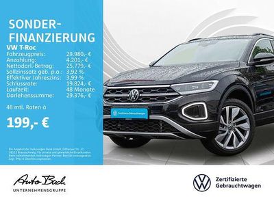Second-hand VW T-Roc Move 150 CP (110 kW) 2024 Negru SUV